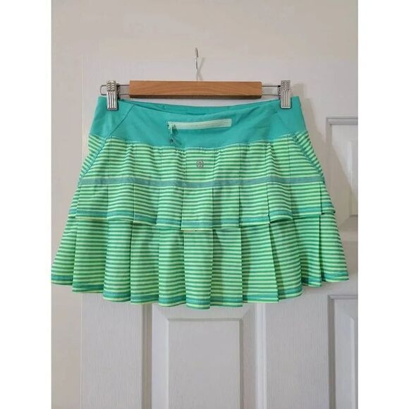 Lululemon Run Pace Setter Skirt Bali Breeze Rare Size 4 - Picture 1 of 8
